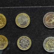 Внешний вид литовских монет евро