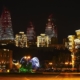 Панорама ночного Баку